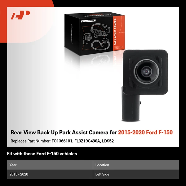 Rear View Back Up Park Assist Camera for 2015-2020 Ford F-150