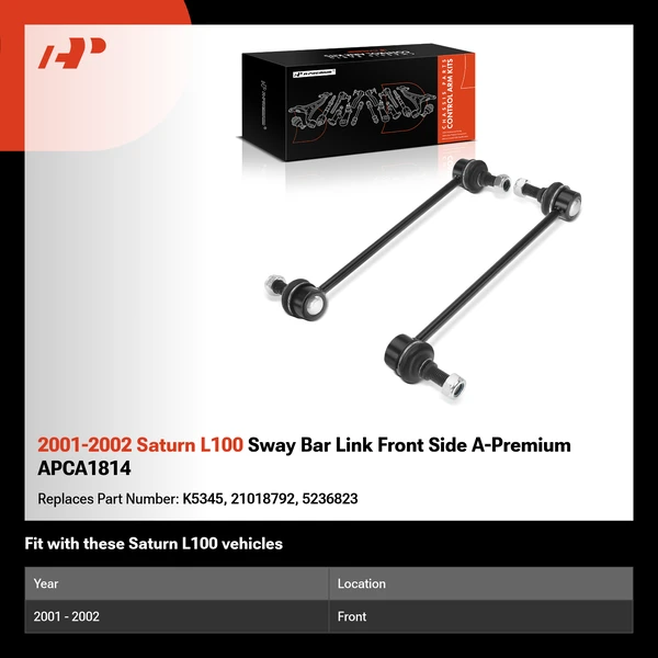 2001-2002 Saturn L100 Sway Bar Link Front Side A-Premium APCA1814