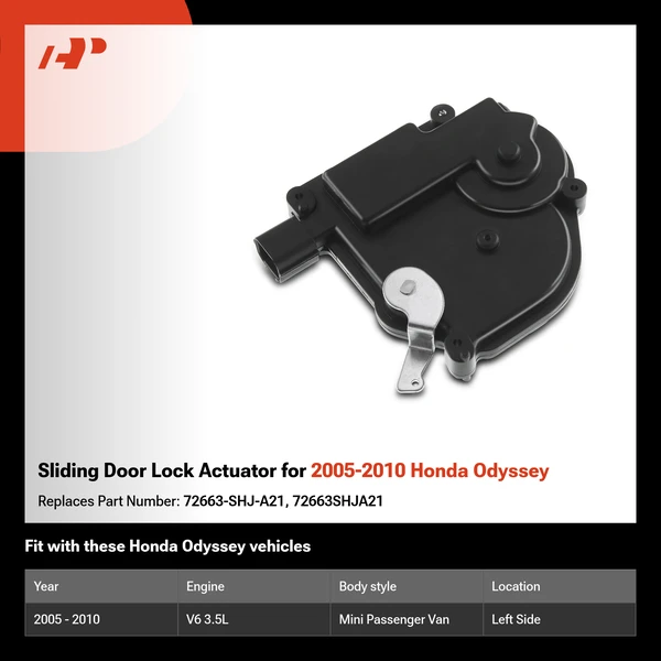 Sliding Door Lock Actuator for 2005-2010 Honda Odyssey