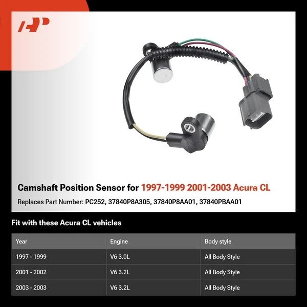 Camshaft Position Sensor for 1997-1999 2001-2003 Acura CL