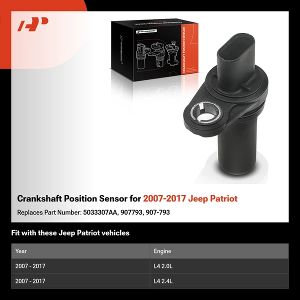 Crankshaft Position Sensor for 2007-2017 Jeep Patriot