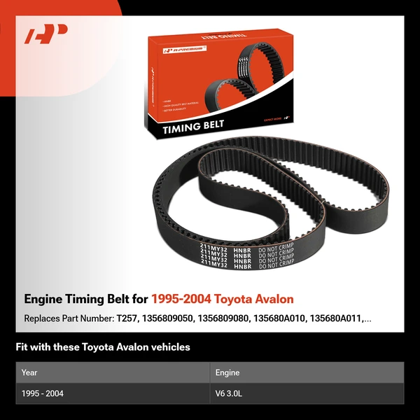 Engine Timing Belt for 1995-2004 Toyota Avalon