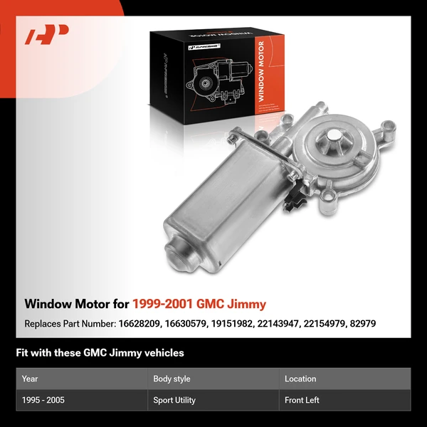 Window Motor for 1999-2001 GMC Jimmy