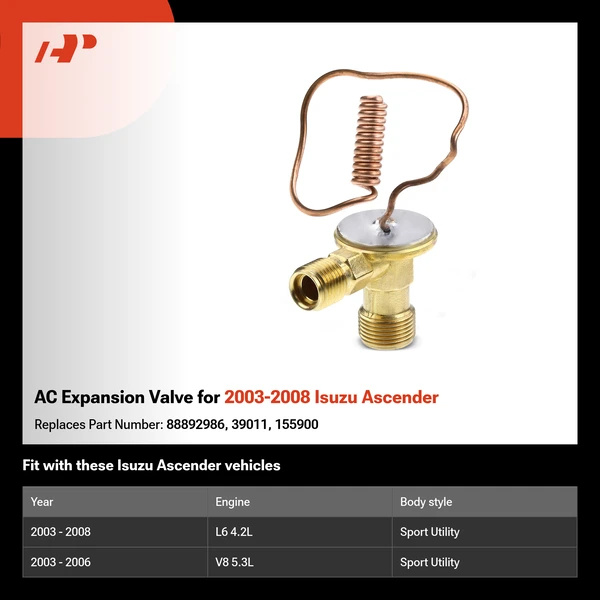 AC Expansion Valve for 2003-2008 Isuzu Ascender