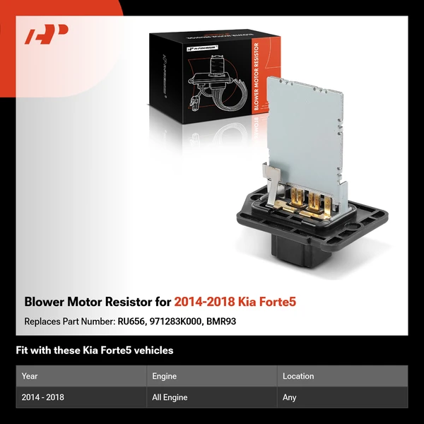 Blower Motor Resistor for 2014-2018 Kia Forte5