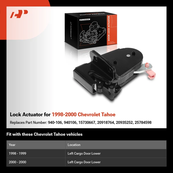 Lock Actuator for 1998-2000 Chevrolet Tahoe