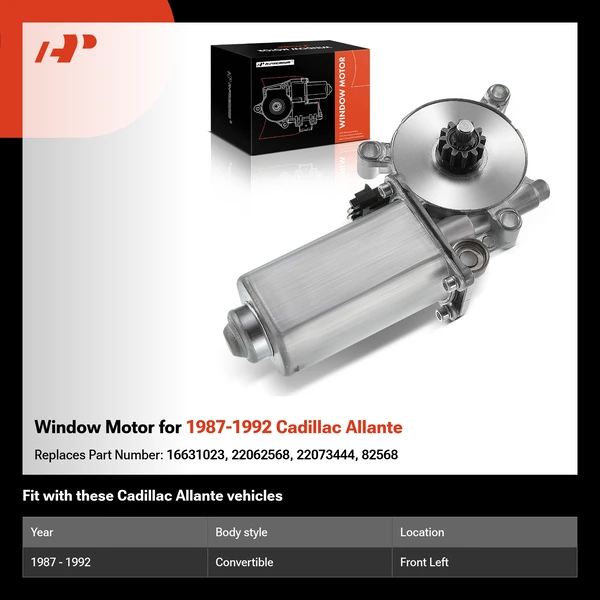 Window Motor for 1987-1992 Cadillac Allante