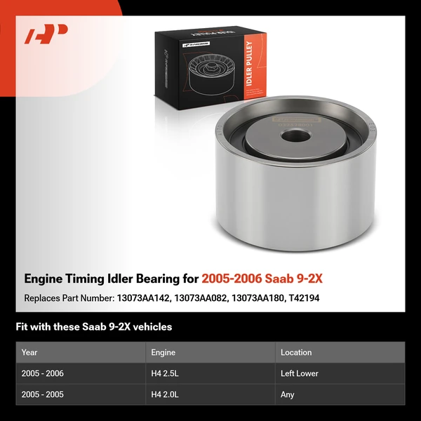 Engine Timing Idler Bearing for 2005-2006 Saab 9-2X