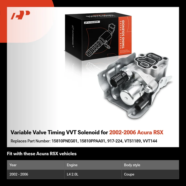 Variable Valve Timing VVT Solenoid for 2002-2006 Acura RSX