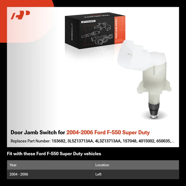 Door Jamb Switch for 2004-2006 Ford F-550 Super Duty