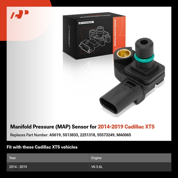 Manifold Pressure (MAP) Sensor for 2014-2019 Cadillac XTS