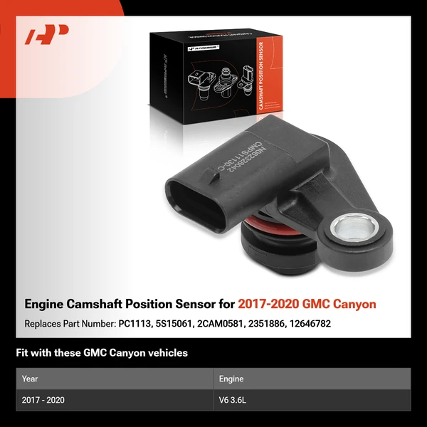 Engine Camshaft Position Sensor for 2017-2020 GMC Canyon