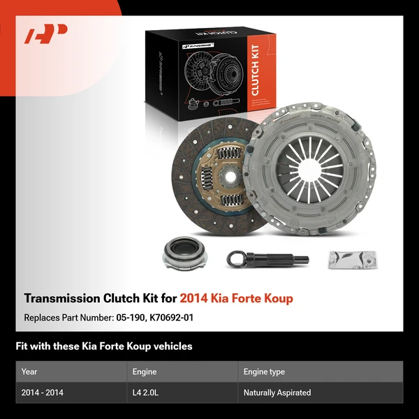 Transmission Clutch Kit for 2014 Kia Forte Koup