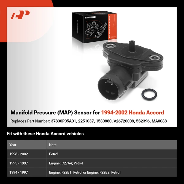 Manifold Pressure (MAP) Sensor for 1994-2002 Honda Accord