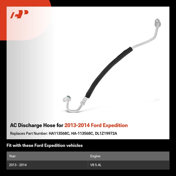 AC Discharge Hose for 2013-2014 Ford Expedition