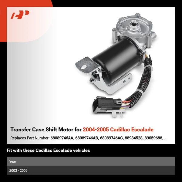 Transfer Case Shift Motor for 2004-2005 Cadillac Escalade