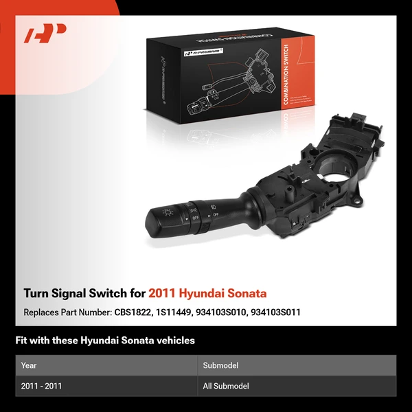 Turn Signal Switch for 2011 Hyundai Sonata