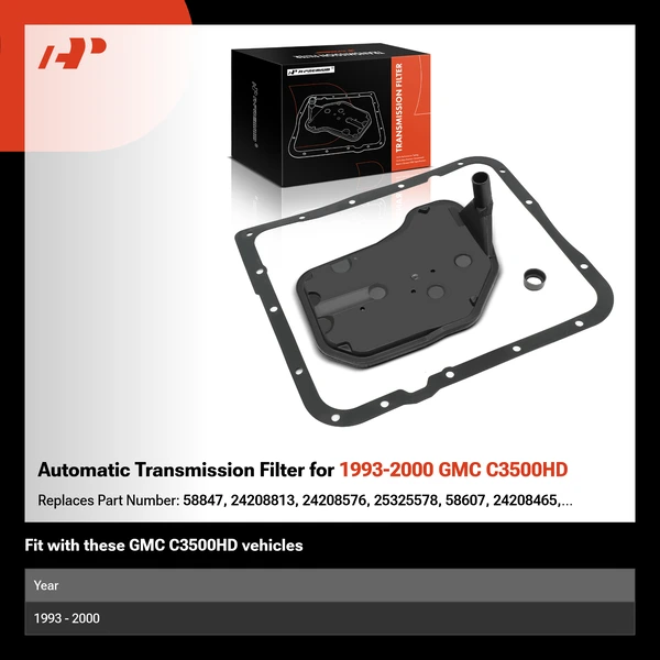 Automatic Transmission Filter for 1993-2000 GMC C3500HD