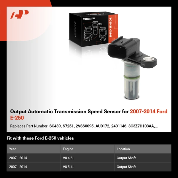Output Automatic Transmission Speed Sensor for 2007-2014 Ford E-250