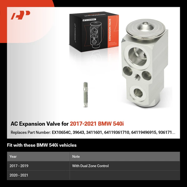 AC Expansion Valve for 2017-2021 BMW 540i