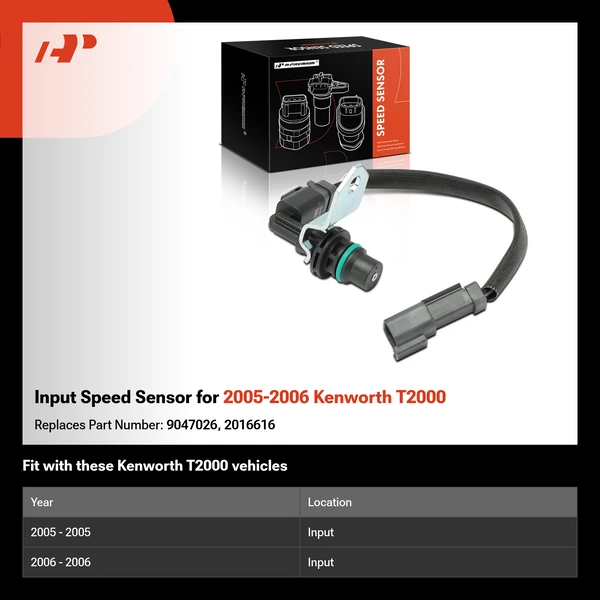 Input Speed Sensor for 2005-2006 Kenworth T2000