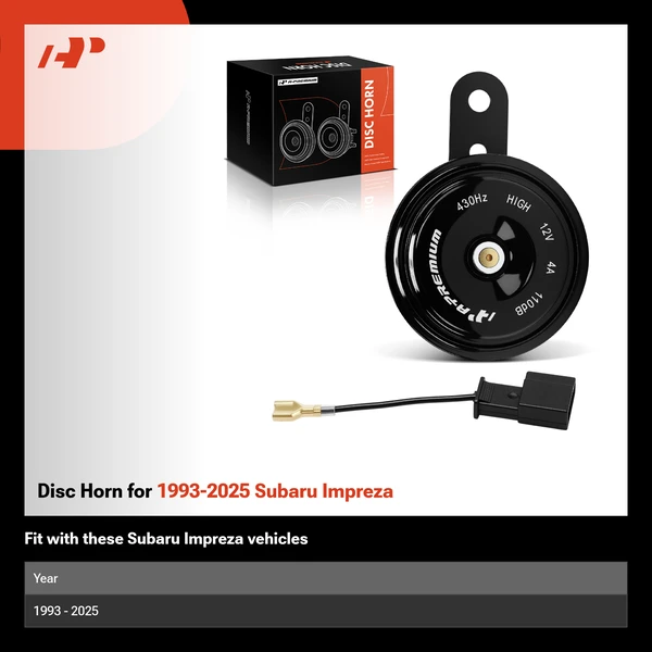 Disc Horn for 1993-2025 Subaru Impreza
