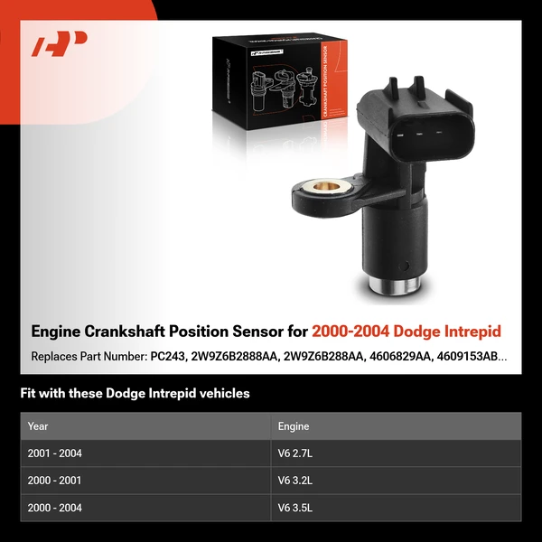 Engine Crankshaft Position Sensor for 2000-2004 Dodge Intrepid