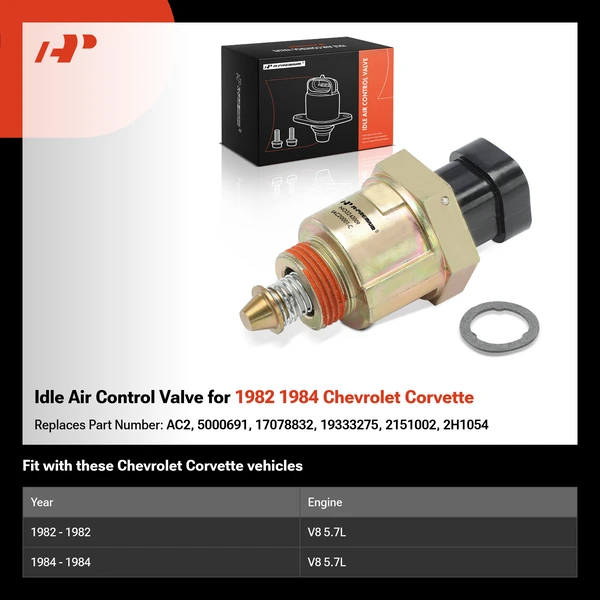 Idle Air Control Valve for 1982 1984 Chevrolet Corvette