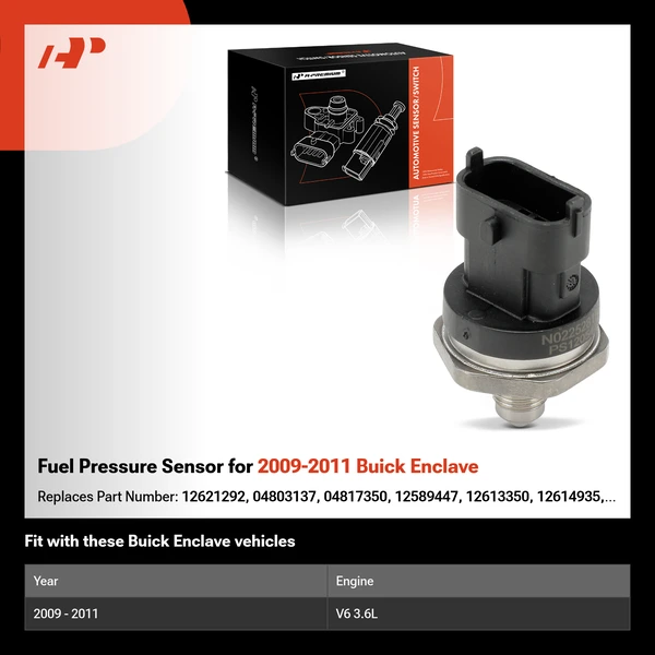 Fuel Pressure Sensor for 2009-2011 Buick Enclave
