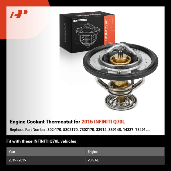 Engine Coolant Thermostat for 2015 INFINITI Q70L