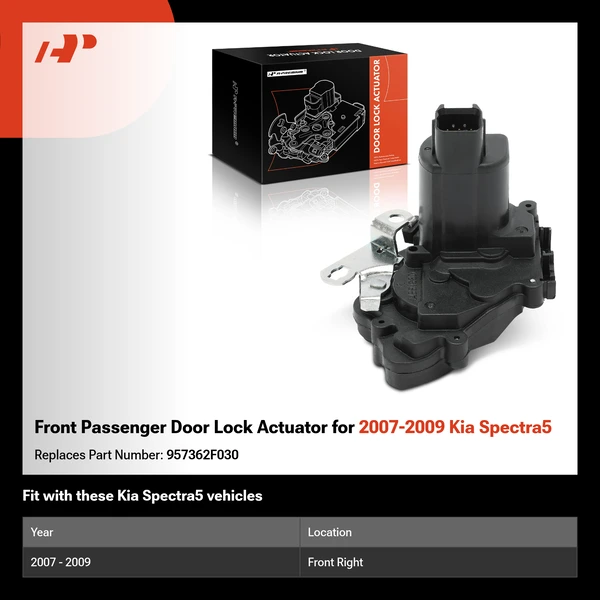 Front Passenger Door Lock Actuator for 2007-2009 Kia Spectra5