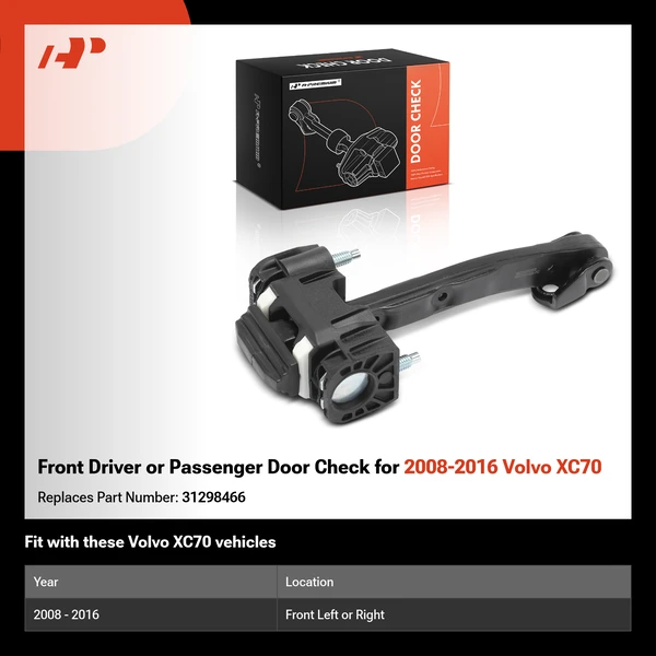 Front Driver or Passenger Door Check for 2008-2016 Volvo XC70