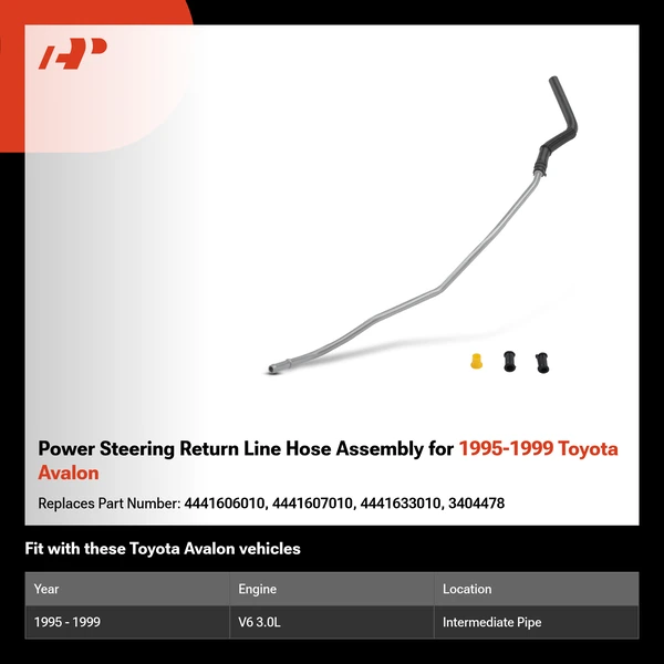 Power Steering Return Line Hose Assembly for 1995-1999 Toyota Avalon