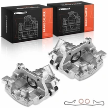 2 Pcs Rear Brake Caliper with Bracket