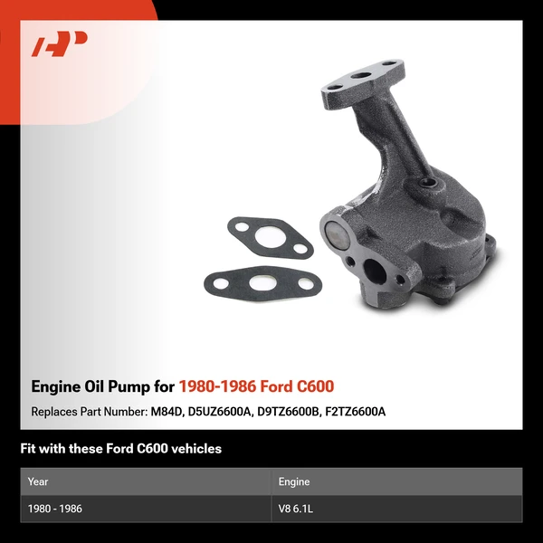 Engine Oil Pump for 1980-1986 Ford C600