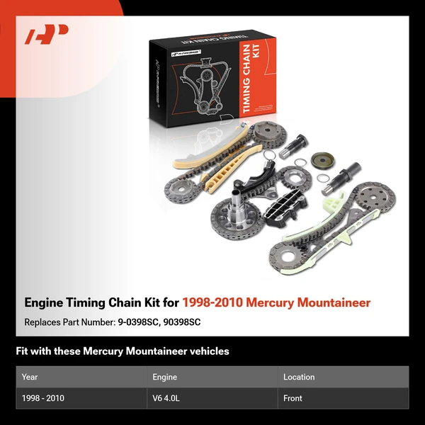 Engine Timing Chain Kit for 1998-2010 Mercury Mountaineer
