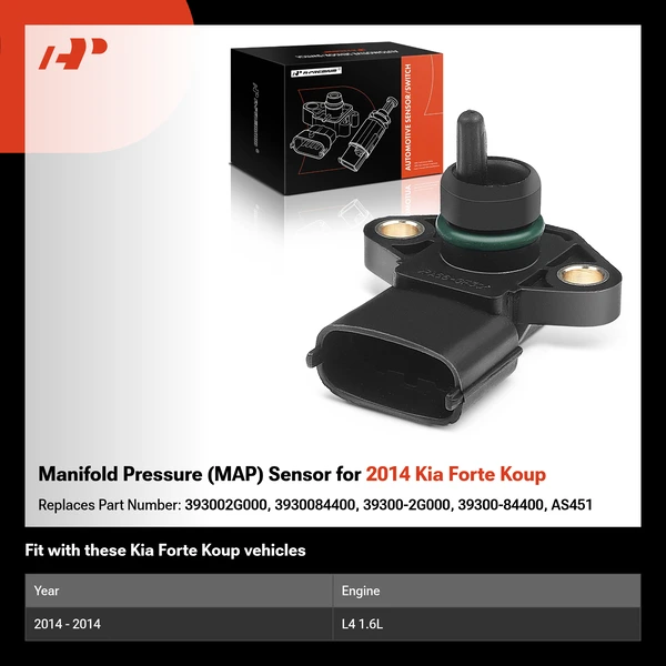 Manifold Pressure (MAP) Sensor for 2014 Kia Forte Koup