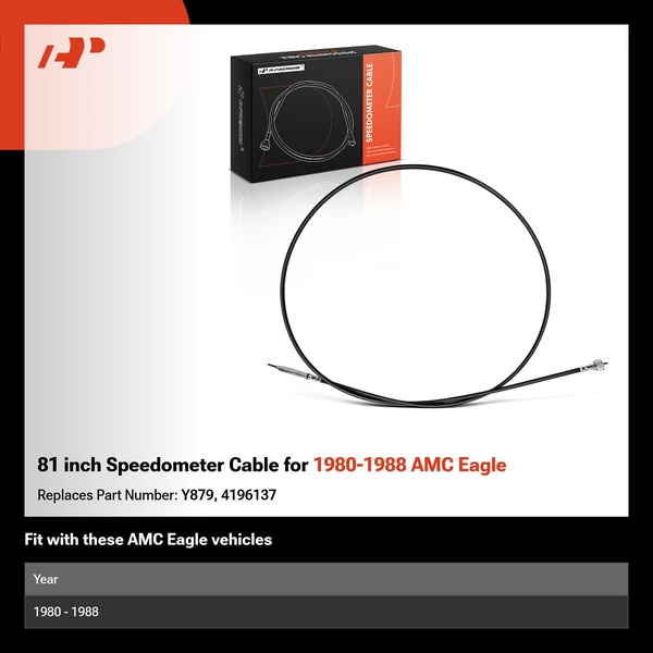 81 inch Speedometer Cable for 1980-1988 AMC Eagle