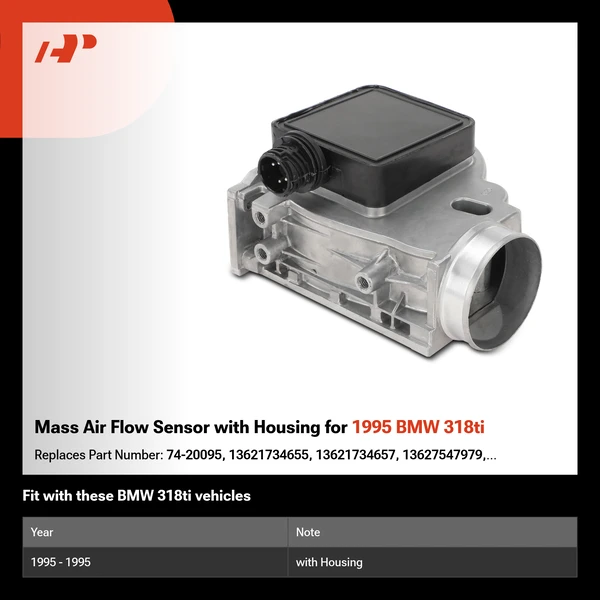 Mass Air Flow Sensor with Housing for 1995 BMW 318ti