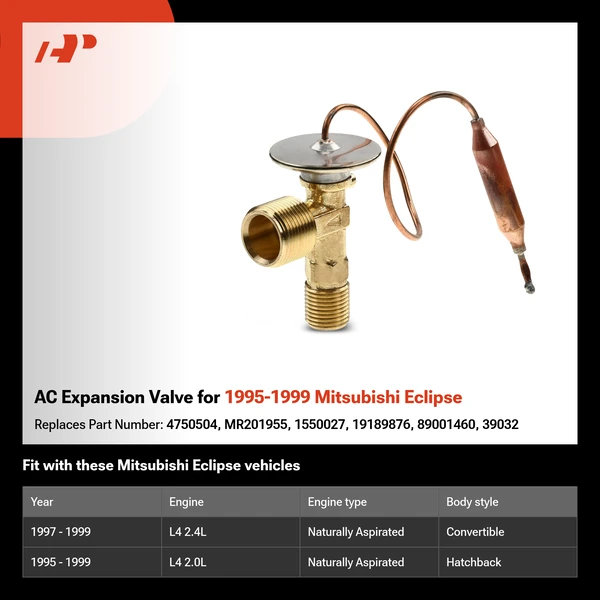 AC Expansion Valve for 1995-1999 Mitsubishi Eclipse