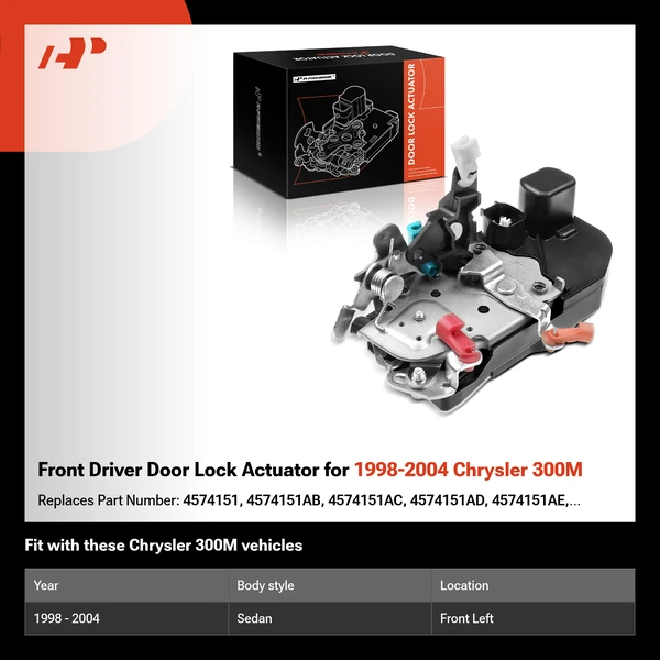 Front Driver Door Lock Actuator for 1998-2004 Chrysler 300M