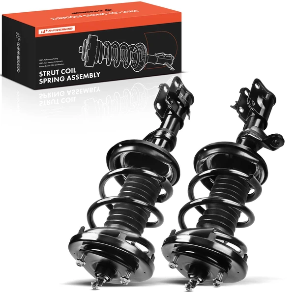 2-Pc Strut and Coil Spring Assembly Set Front Driver & Passenger A-Premium APSA0374
