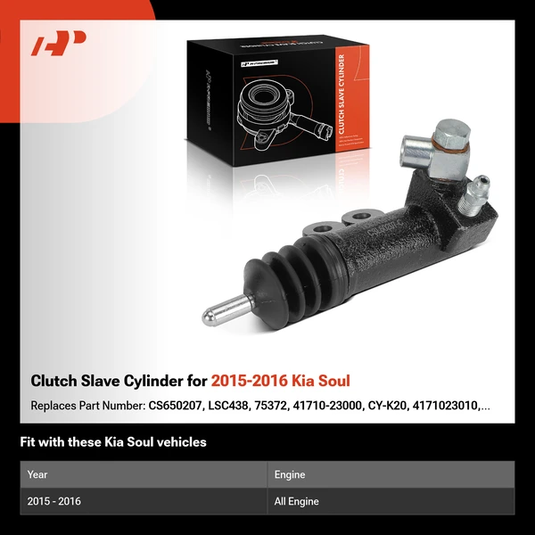 Clutch Slave Cylinder for 2015-2016 Kia Soul