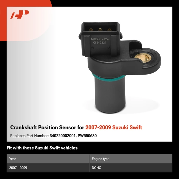 Crankshaft Position Sensor for 2007-2009 Suzuki Swift