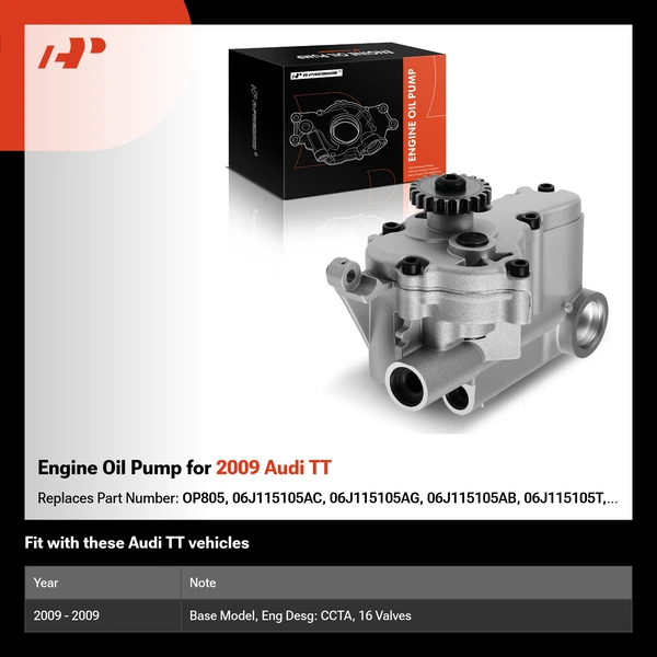 Engine Oil Pump for 2009 Audi TT