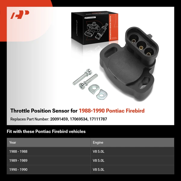 Throttle Position Sensor for 1988-1990 Pontiac Firebird
