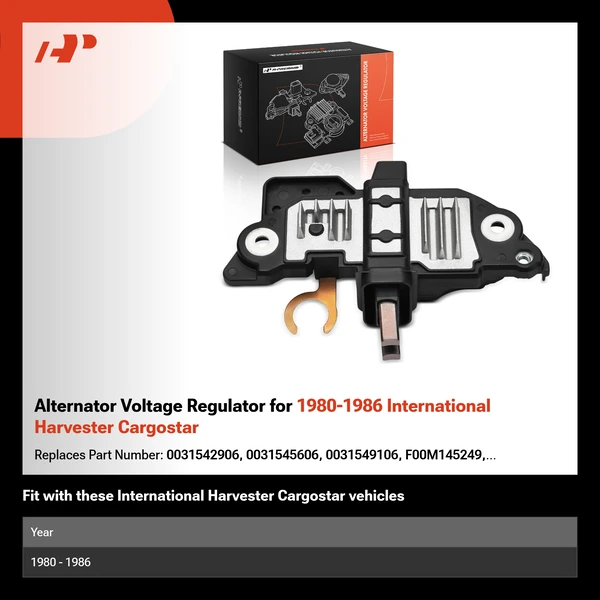 Alternator Voltage Regulator for 1980-1986 International Harvester Cargostar