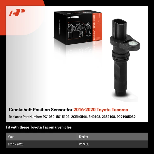 Crankshaft Position Sensor for 2016-2020 Toyota Tacoma