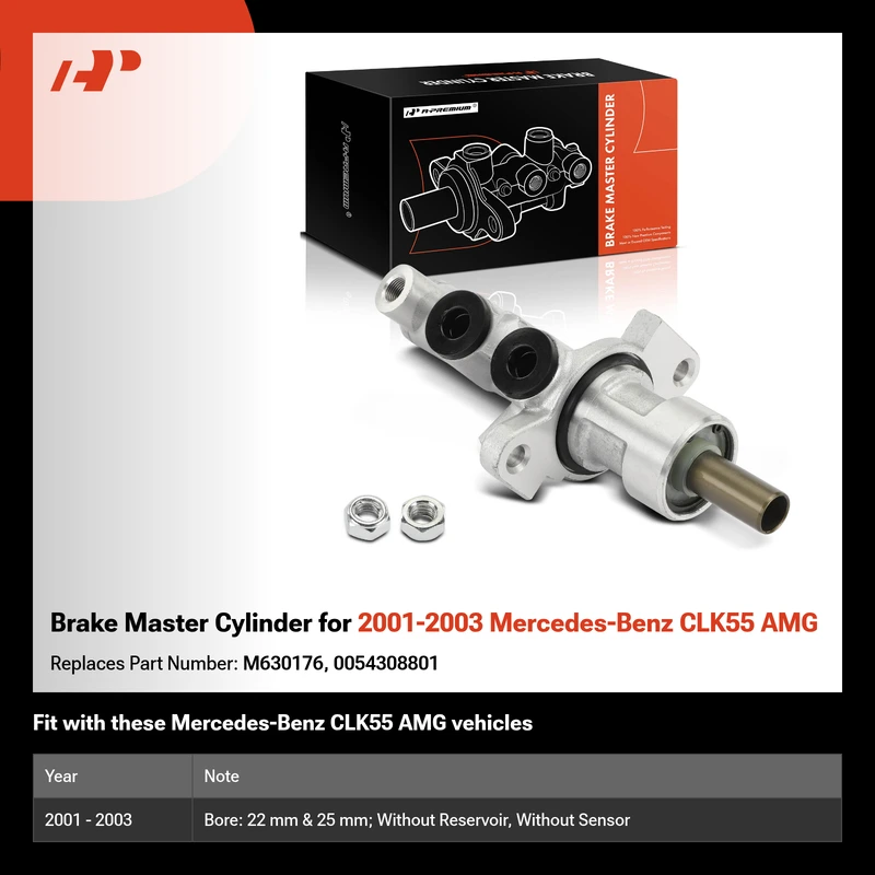 Brake Master Cylinder for 2001-2003 Mercedes-Benz CLK55 AMG