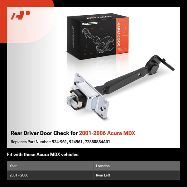 Rear Driver Door Check for 2001-2006 Acura MDX